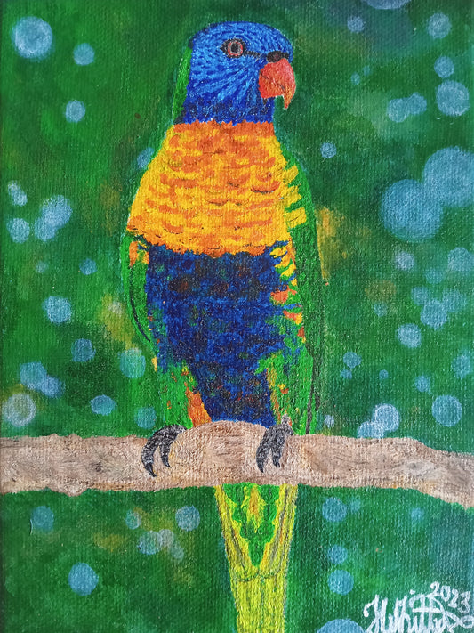 Rainbow Lorikeet Photo Art Print