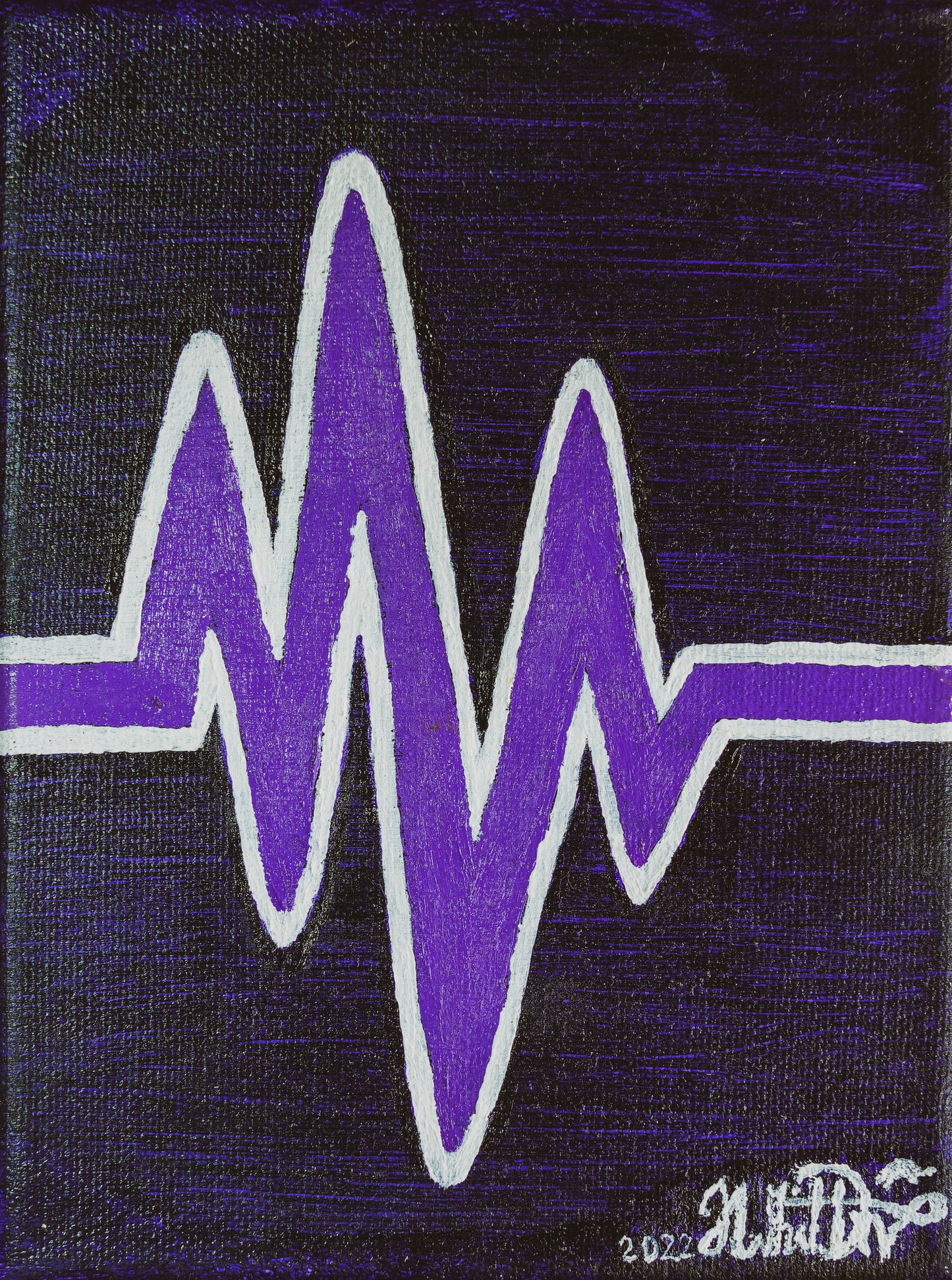 Off the Grid: Purple Haze Original-Kunstwerk