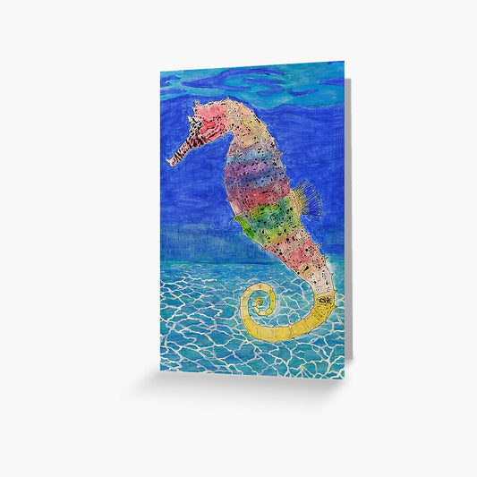 Seahorsin' Around Greeting Card