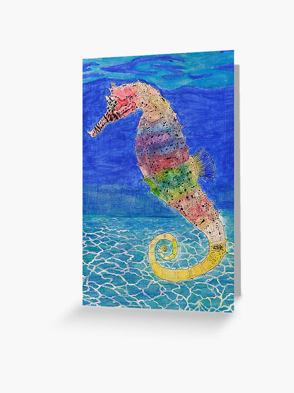 Seahorsin' Around Greeting Card